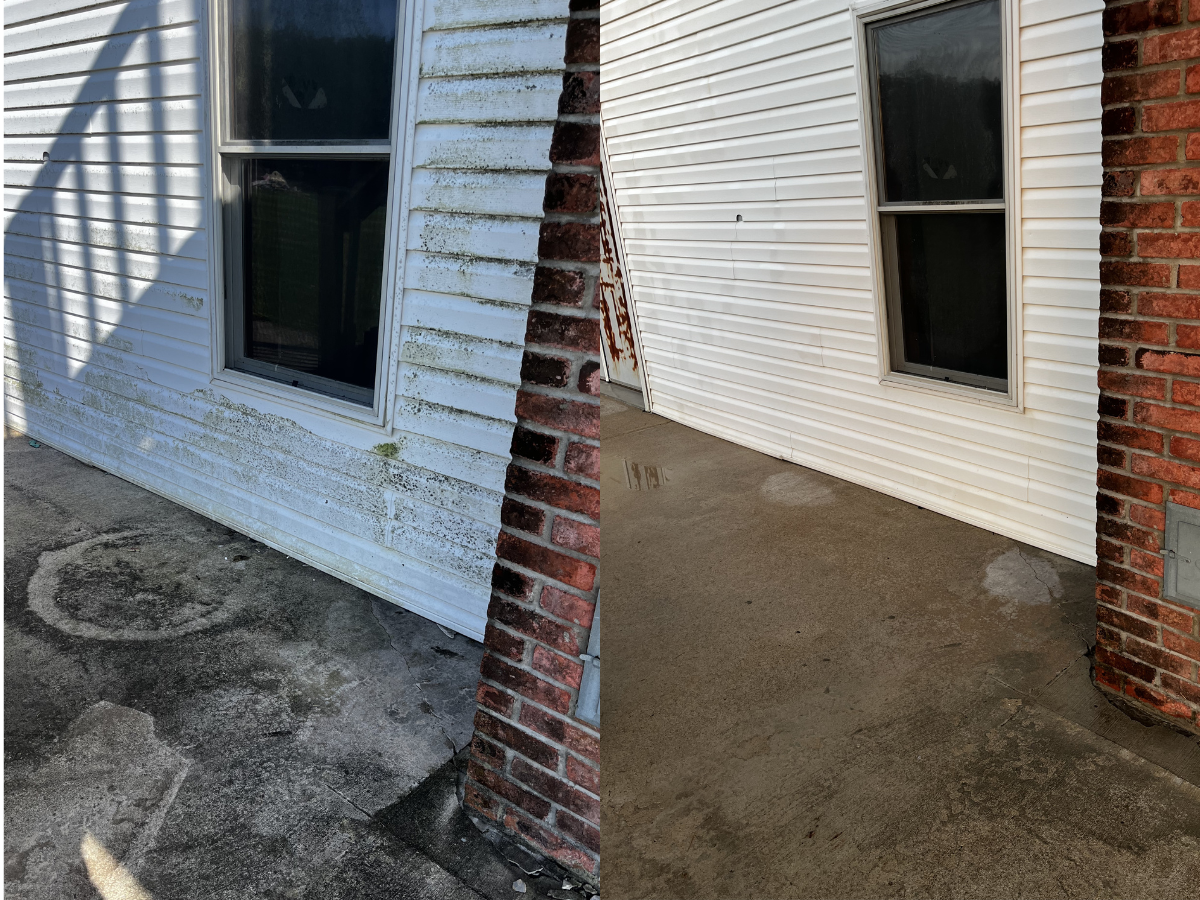House and concrete